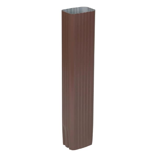 Dendesigns 15 x 4 x 3 in. & 15 x 5 x 3.25 in. Aluminum K Downspout Extension, 14PK DE1676641 - main